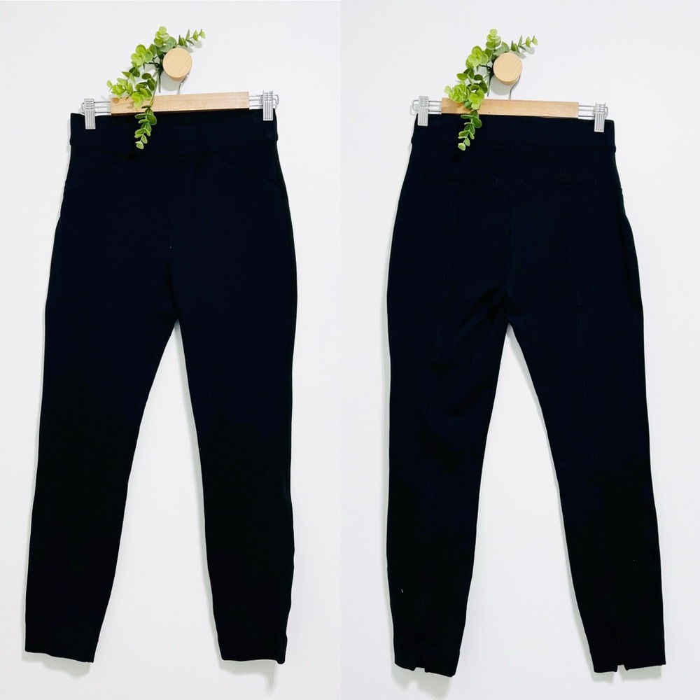 Spanx Black Stretch Skinny Elastic Waist Casual Pants
